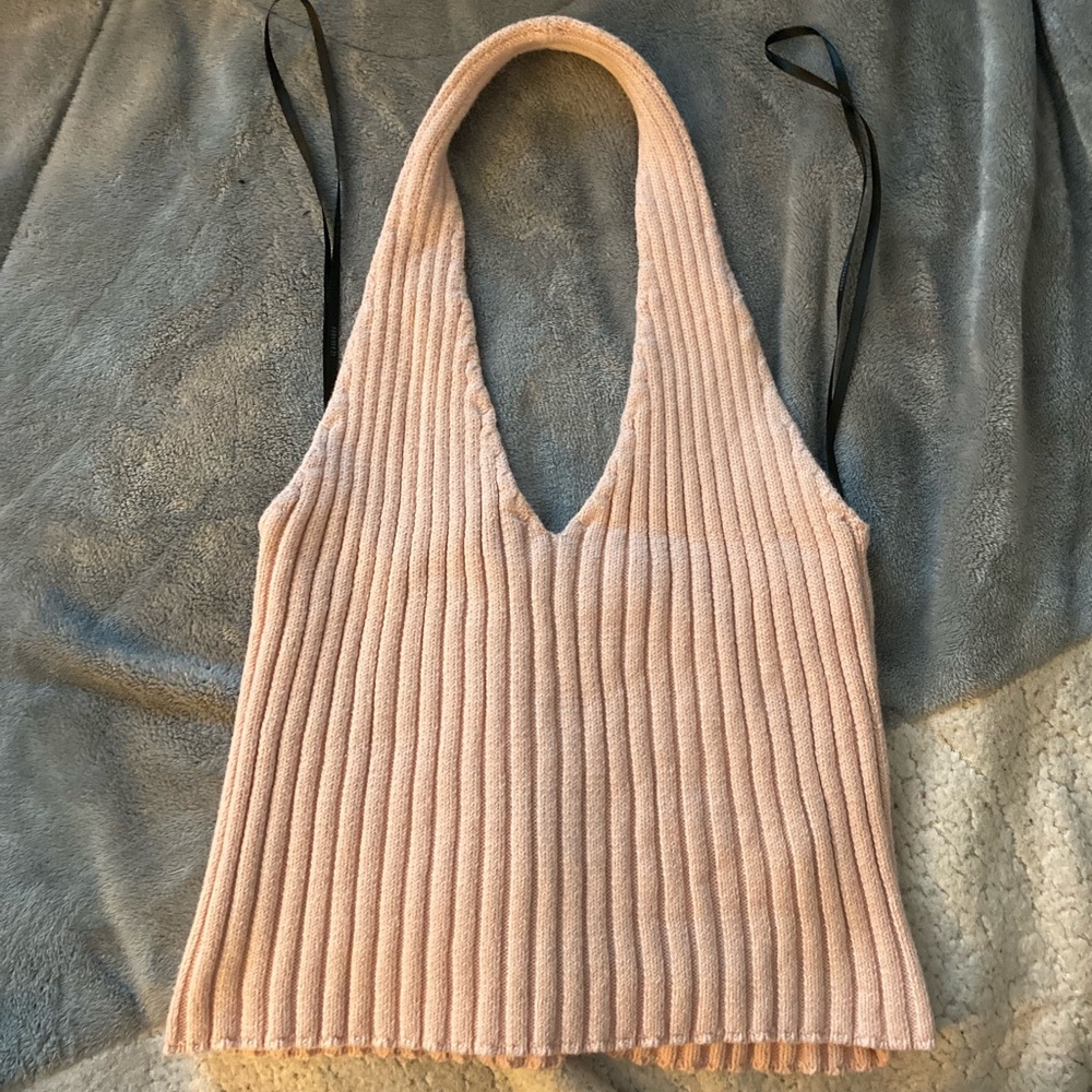 pink forever 21 halter top